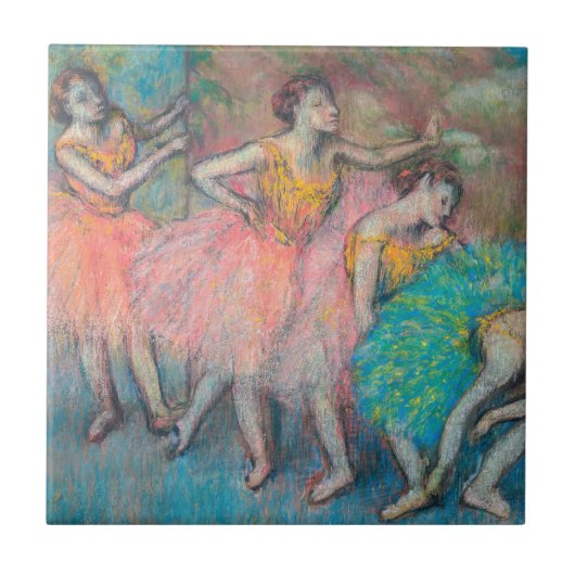 Edgar Degas - 4人のダンサー タイル (正面)