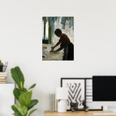 Edgar Degas A Woman Ironing ポスター (ホームオフィス)