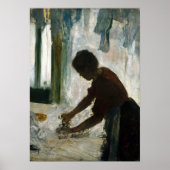 Edgar Degas A Woman Ironing ポスター (正面)