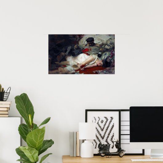 Edgar Degas Absinthe ポスター (ホームオフィス)