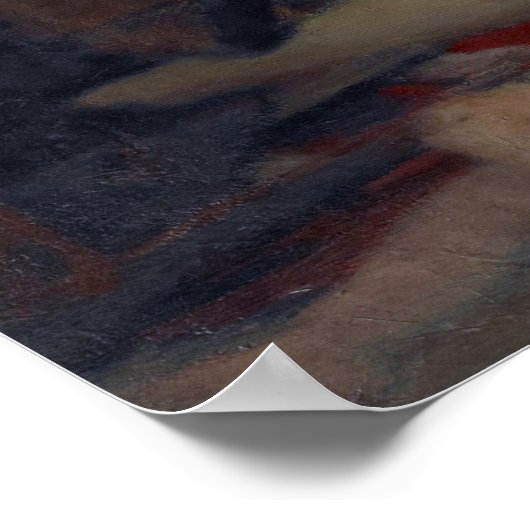 Edgar Degas Absinthe ポスター (角)