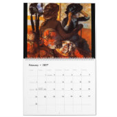 Edgar Degas Art 2016カレンダー カレンダー (2月 2027)
