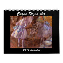 Edgar Degas Art 2016カレンダー