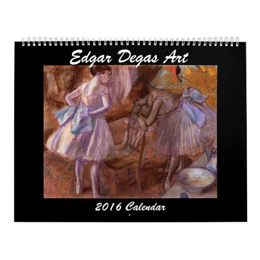 Edgar Degas Art 2016カレンダー カレンダー (カバー)