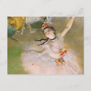 Edgar Degas Ballerina Fine Art Postcard ポストカード