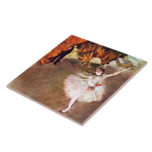 Edgar Degas - Ballerina painting タイル (側面)