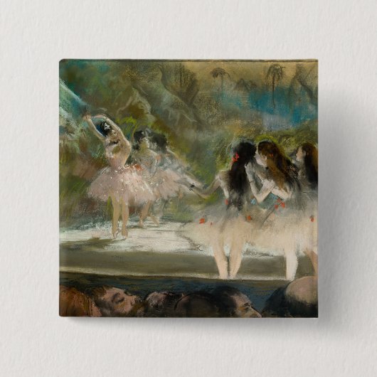 Edgar Degas - Ballet at the Paris Opera 缶バッジ (正面)