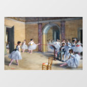 Edgar Degas - Dance Foyer, Opera rue Le Peleter ウィンドウサイン (シート)
