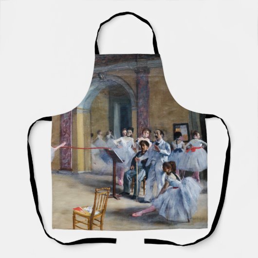 Edgar Degas - Dance Foyer, Opera rue Le Peleter エプロン (正面)