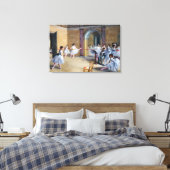 Edgar Degas - Dance Foyer, Opera rue Le Peleter キャンバスプリント (インサイチュ (寝室))