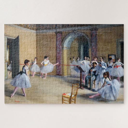 Edgar Degas - Dance Foyer, Opera rue Le Peleter ジグソーパズル (横)