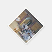 Edgar Degas - Dance Foyer, Opera rue Le Peleter スタンダードカクテルナプキン (角)
