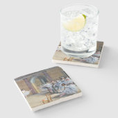 Edgar Degas - Dance Foyer, Opera rue Le Peleter ストーンコースター (横)