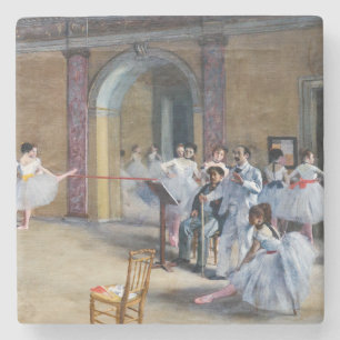 Edgar Degas - Dance Foyer, Opera rue Le Peleter ストーンコースター