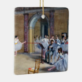 Edgar Degas - Dance Foyer, Opera rue Le Peleter セラミックオーナメント (右)