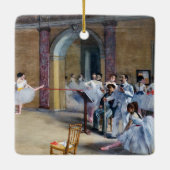 Edgar Degas - Dance Foyer, Opera rue Le Peleter セラミックオーナメント (裏面)