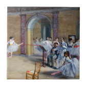 Edgar Degas - Dance Foyer, Opera rue Le Peleter タイル (正面)
