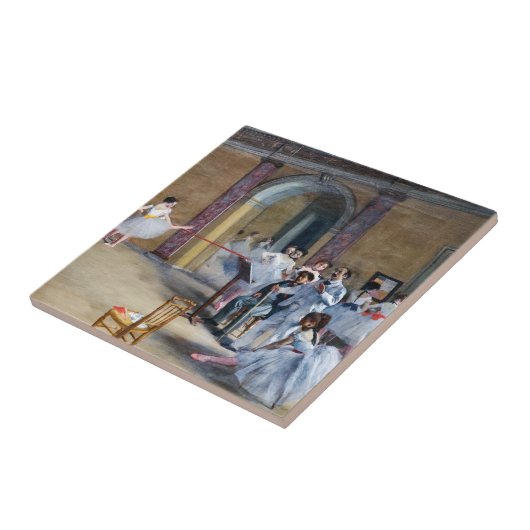 Edgar Degas - Dance Foyer, Opera rue Le Peleter タイル (側面)