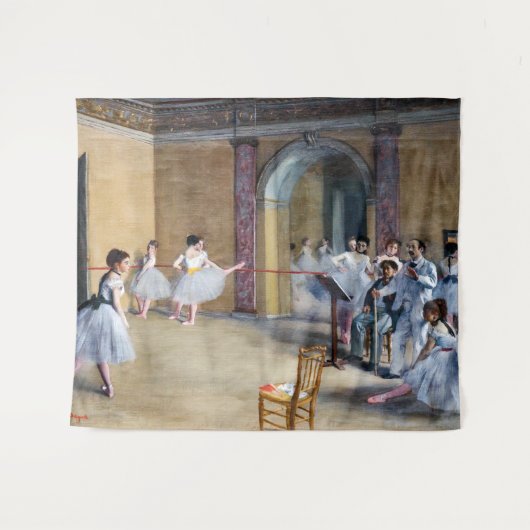Edgar Degas - Dance Foyer, Opera rue Le Peleter タペストリー (正面(横))