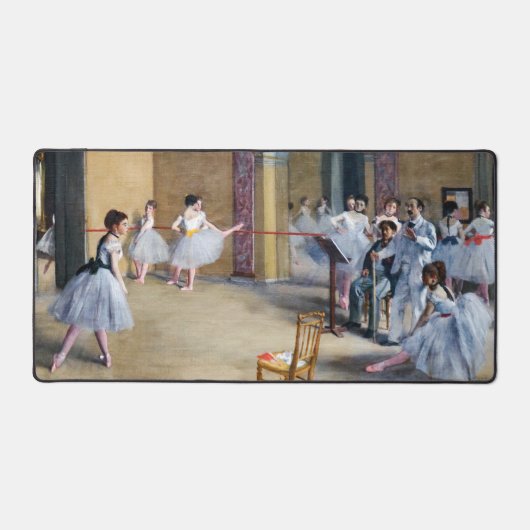 Edgar Degas - Dance Foyer, Opera rue Le Peleter デスクマット (正面)