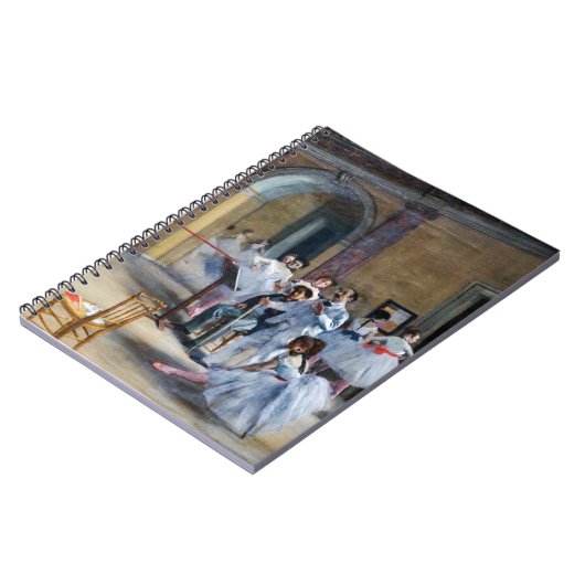 Edgar Degas - Dance Foyer, Opera rue Le Peleter ノートブック (左側)