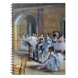 Edgar Degas - Dance Foyer, Opera rue Le Peleter ノートブック