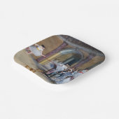 Edgar Degas - Dance Foyer, Opera rue Le Peleter ペーパープレート (傾斜あり)