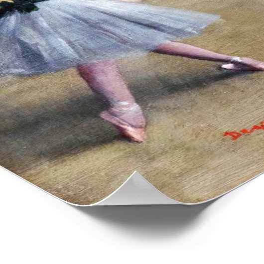 Edgar Degas - Dance Foyer, Opera rue Le Peleter ポスター (角)