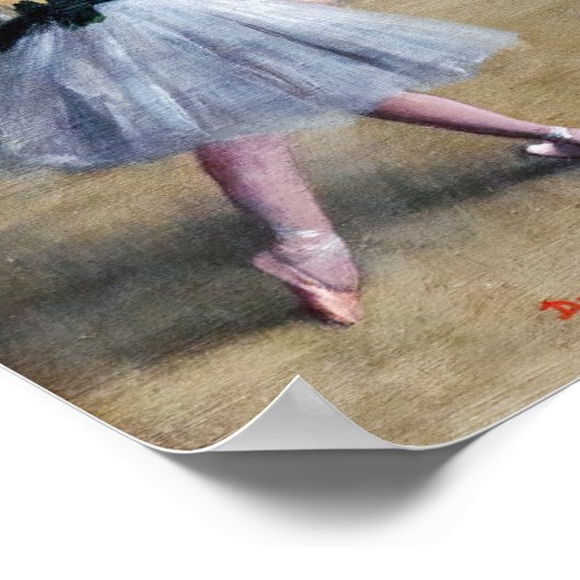 Edgar Degas - Dance Foyer, Opera rue Le Peleter ポスター (角)