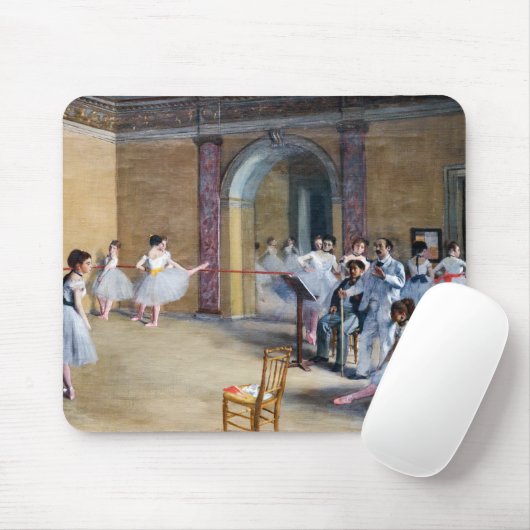 Edgar Degas - Dance Foyer, Opera rue Le Peleter マウスパッド (マウス)