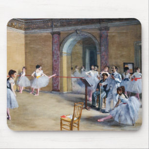 Edgar Degas - Dance Foyer, Opera rue Le Peleter マウスパッド
