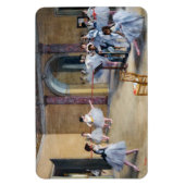 Edgar Degas - Dance Foyer, Opera rue Le Peleter マグネット (縦)