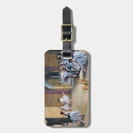 Edgar Degas - Dance Foyer, Opera rue Le Peleter ラゲッジタグ (正面縦)