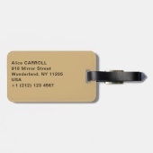 Edgar Degas - Dance Foyer, Opera rue Le Peleter ラゲッジタグ (裏面横)