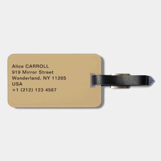 Edgar Degas - Dance Foyer, Opera rue Le Peleter ラゲッジタグ (裏面横)