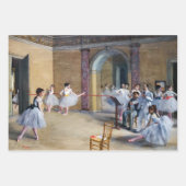 Edgar Degas - Dance Foyer, Opera rue Le Peleter ラッピングペーパーシート (正面2)