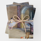 Edgar Degas - Dance Foyer, Opera rue Le Peleter ラッピングペーパーシート (インサイチュ)