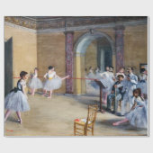 Edgar Degas - Dance Foyer, Opera rue Le Peleter ラッピングペーパー (フラット)