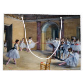 Edgar Degas - Dance Foyer, Opera rue Le Peleter ラージペーパーバッグ (裏面)