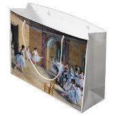 Edgar Degas - Dance Foyer, Opera rue Le Peleter ラージペーパーバッグ (裏面アングル)