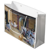 Edgar Degas - Dance Foyer, Opera rue Le Peleter ラージペーパーバッグ (正面アングル)