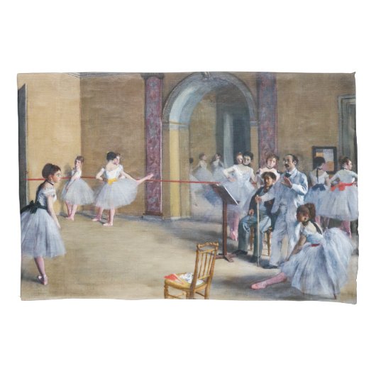 Edgar Degas - Dance Foyer, Opera rue Le Peleter 枕カバー (正面)