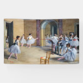 Edgar Degas - Dance Foyer, Opera rue Le Peleter 横断幕 (横)