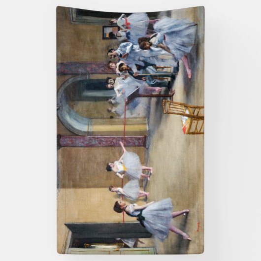 Edgar Degas - Dance Foyer, Opera rue Le Peleter 横断幕 (縦)