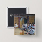 Edgar Degas - Dance Foyer, Opera rue Le Peleter 缶バッジ (正面&裏面)