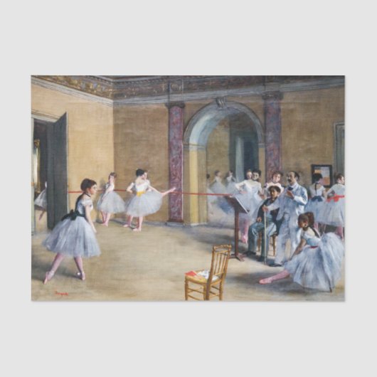 Edgar Degas - Dance Foyer, Opera rue Le Peleter 薄葉紙 (正面)