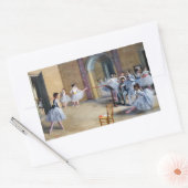 Edgar Degas - Dance Foyer, Opera rue Le Peleter 長方形シール (封筒)