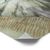 Edgar Degas - Dancer Adjusting Her Shoe ポスター (角)