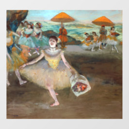 Edgar Degas - Dancer with Boquet, Bowing onステージ ウィンドウサイン