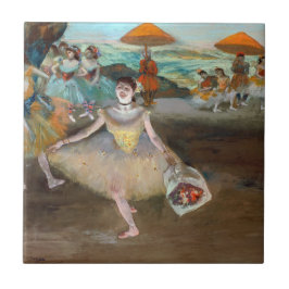 Edgar Degas - Dancer with Boquet, Bowing onステージ タイル